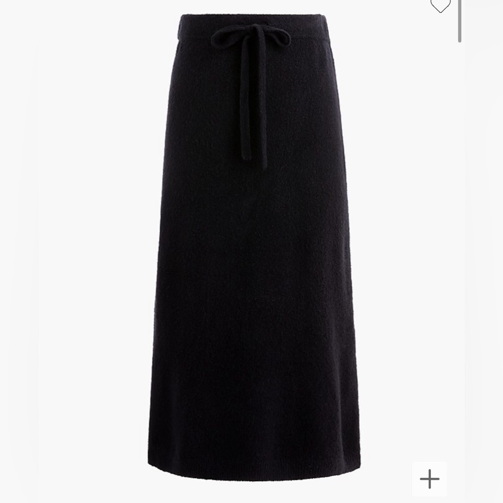 NWT Jcrew Black Sweater Skirt